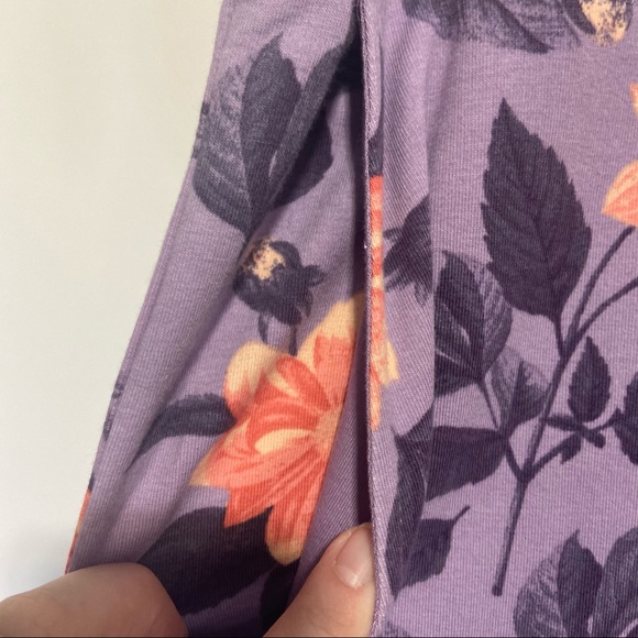 Denim & Co. Active Floral Print Leggings size S - Picture 4 of 9